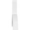 Ekena Millwork Archdale Architectural Grade PVC Gable Bracket, 60"W x 25"H x 4"D x 4"F, 10/12 Pitch GBP060X25X0404ARC00 - alternate 3